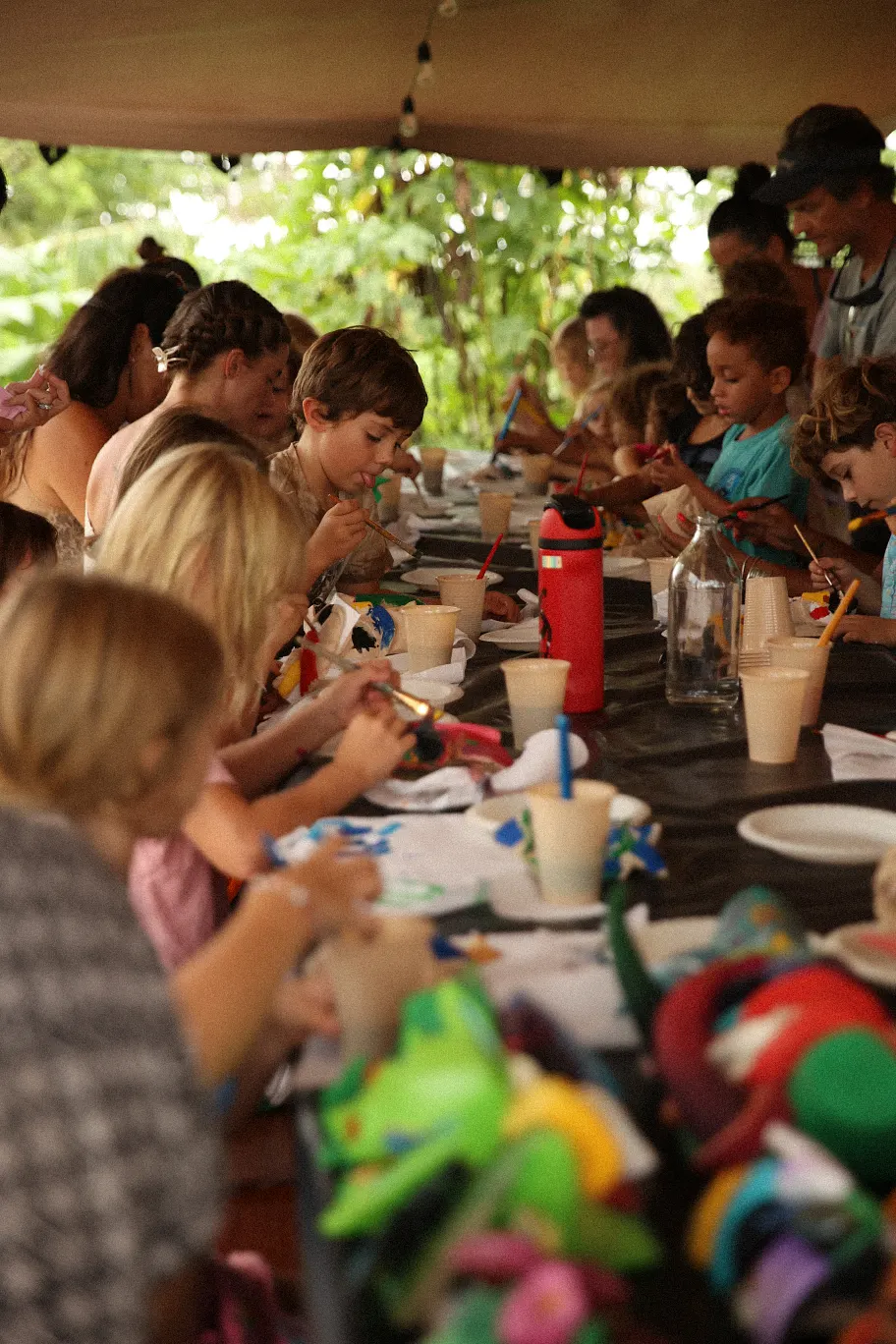 Children doing art at Arkadia